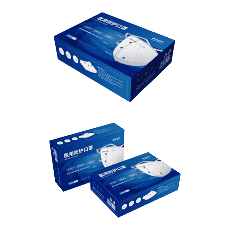 Hộp đóng gói mặt nạ dùng một lần