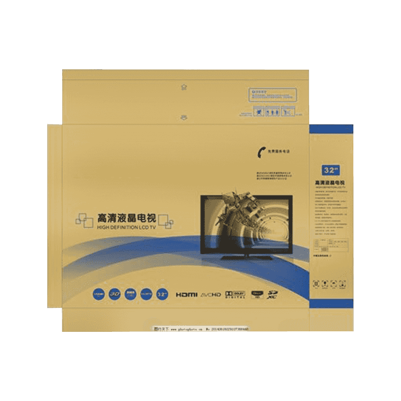 Hộp đóng gói TV dạng sóng