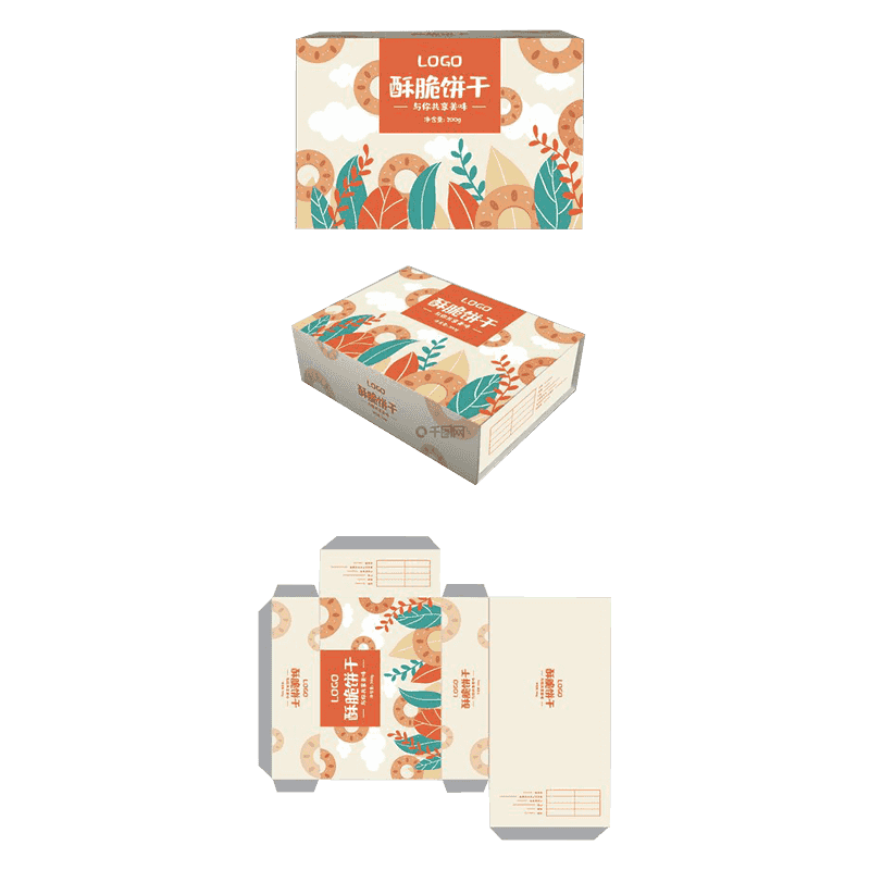 Hộp đóng gói bánh quy sóng