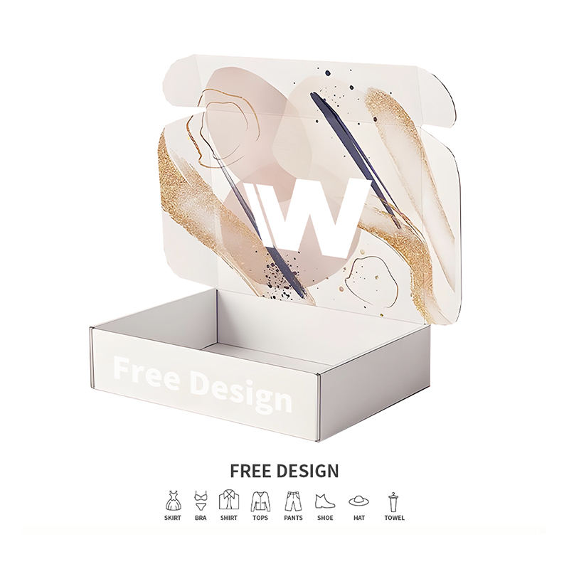 Hộp đóng gói trang phục dạng sóng