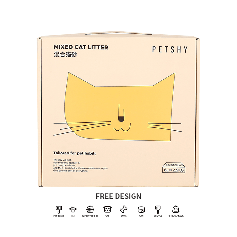 Hộp đóng gói rác mèo